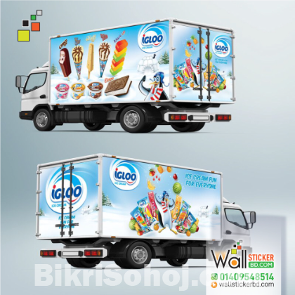 pickup truck cover van branding design in bangladesh